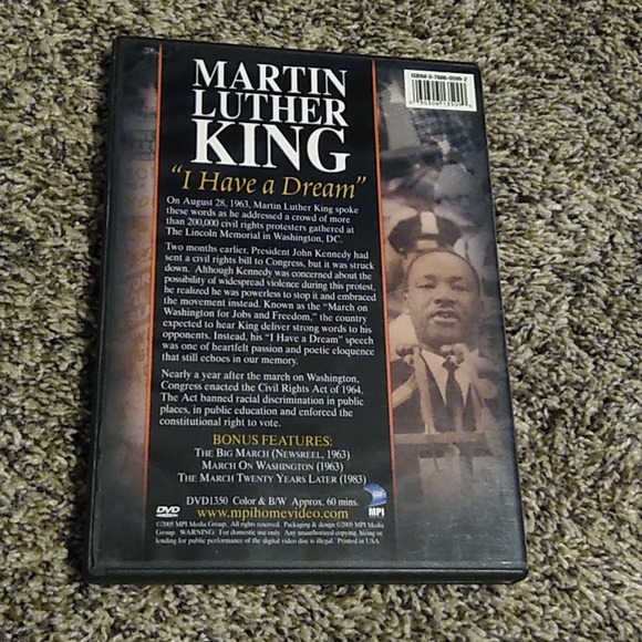 Martin Luther King: I Have A Dream DVD - Picture 2 of 3